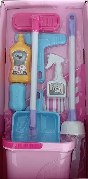 Cleaning Playset Pink, Purple & Blue