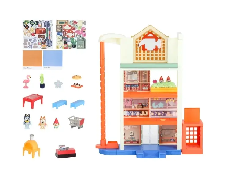 Bluey Hammerbarn Shopping Playset