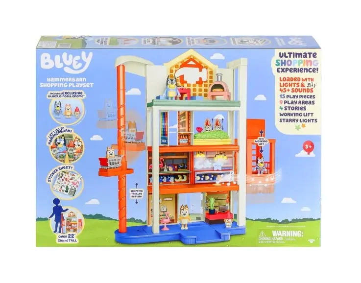 Bluey Hammerbarn Shopping Playset