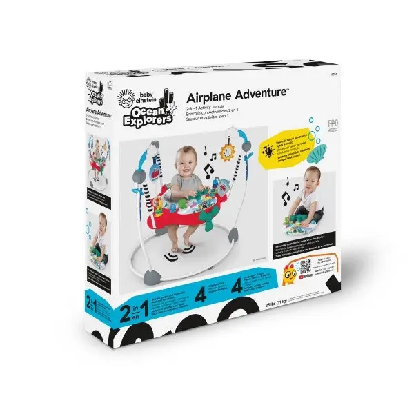 Baby Einstein Airplane Adventure 2-in-1 Activity Jumper