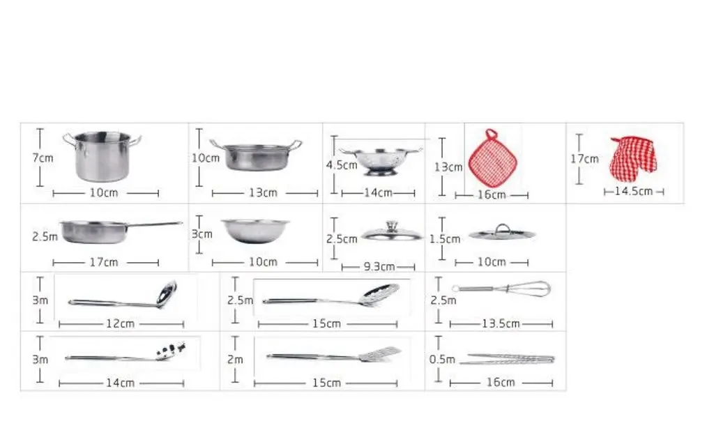 Kitchen Set 11pcs