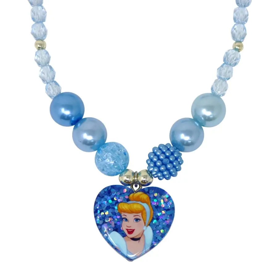 Disney Princess Cinderella Sparkle Necklace and Bracelet Set