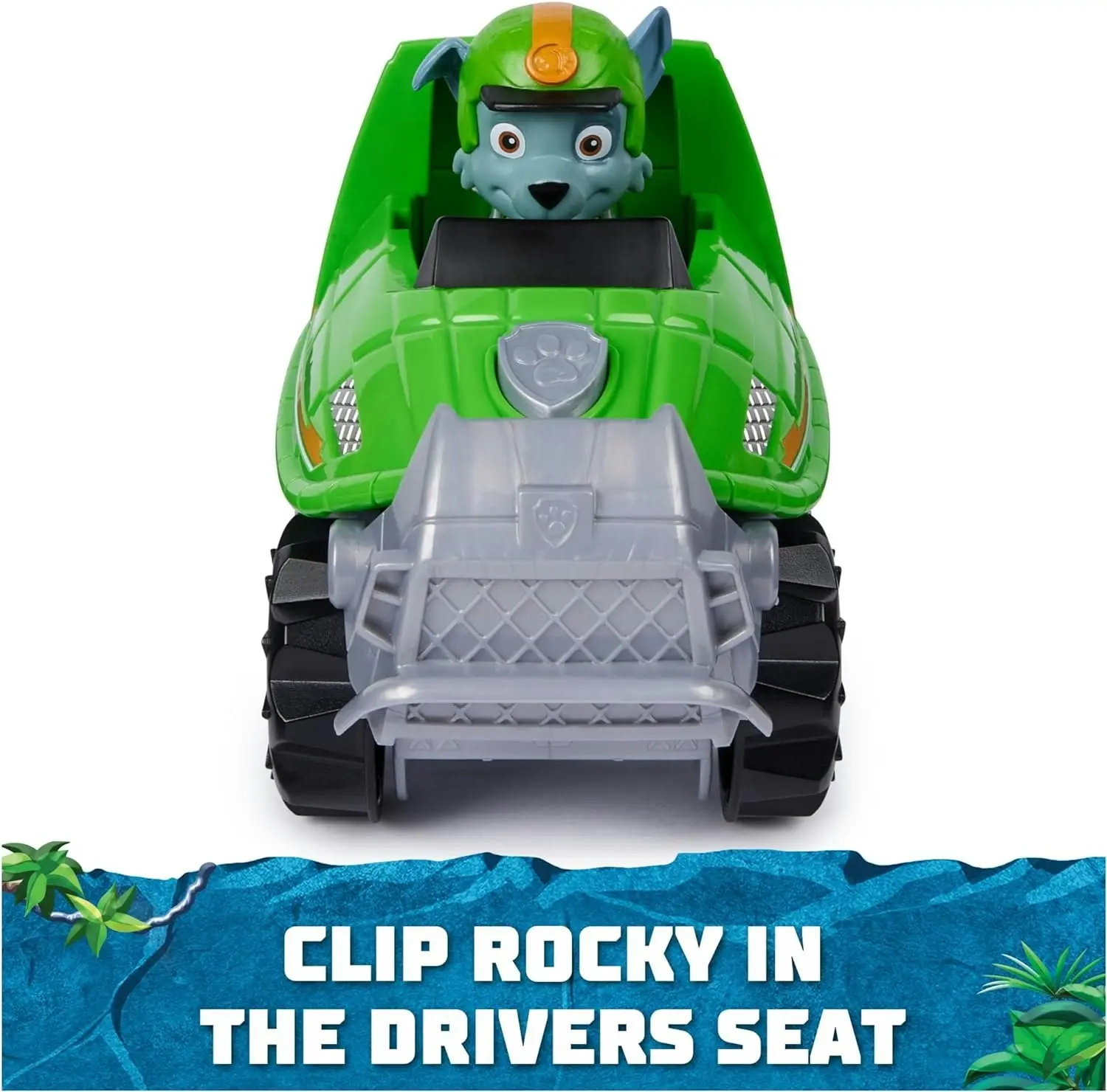 PAW Patrol Jungle Pups- Rocky Snapping Turtle Vehicle