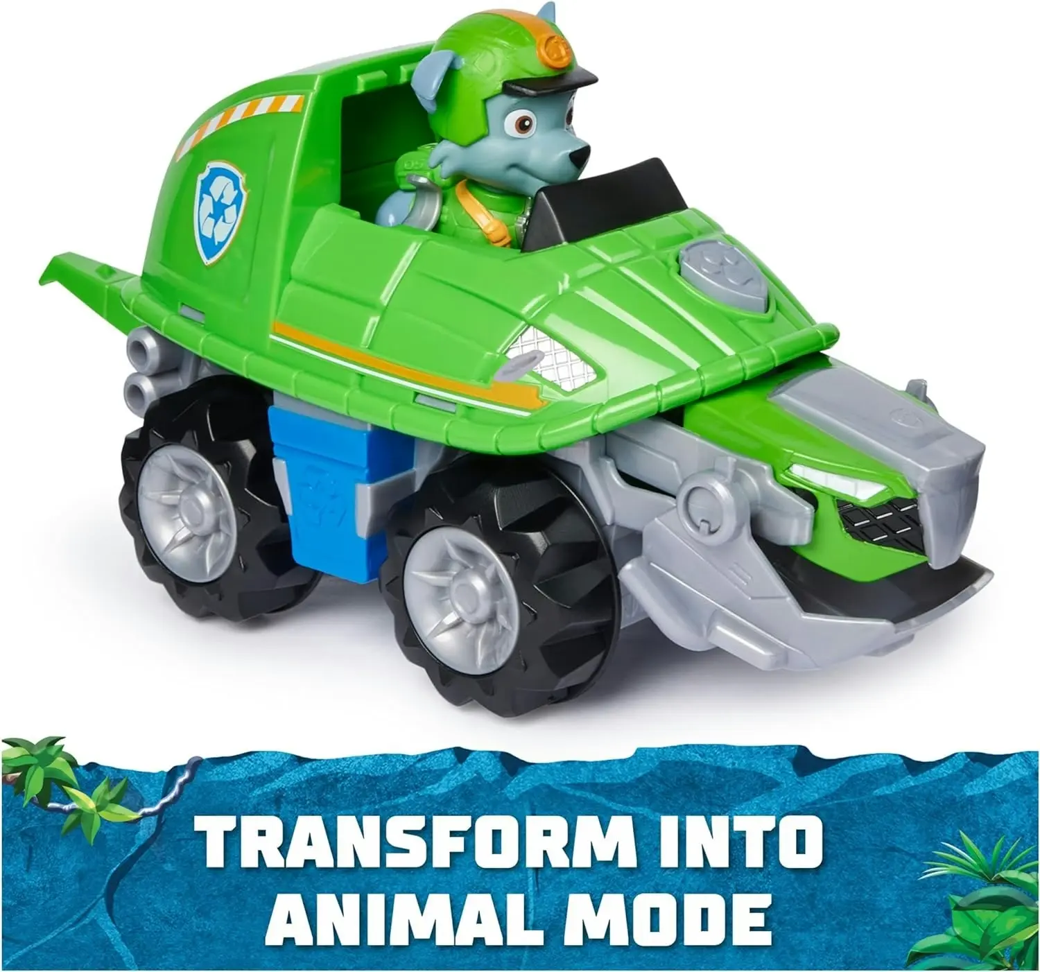 PAW Patrol Jungle Pups- Rocky Snapping Turtle Vehicle