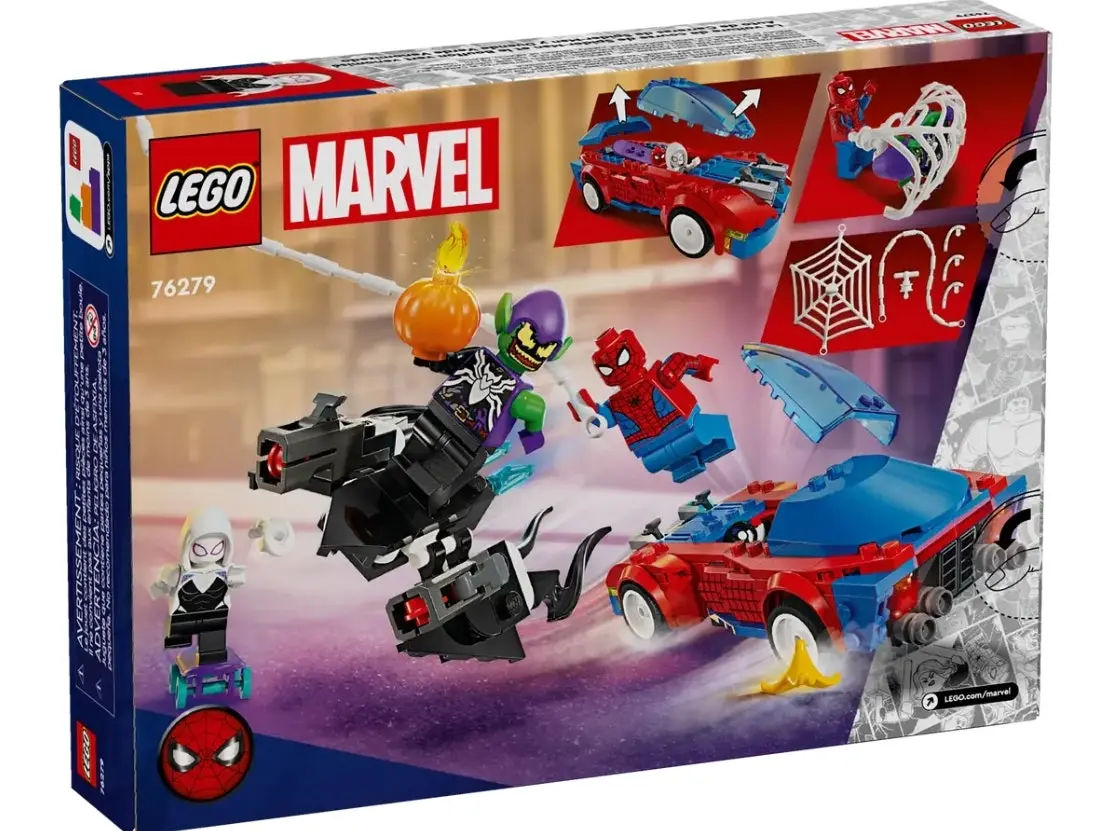 LEGO Mrvel Spider-Man Race Car & Venom Green Goblin 76279