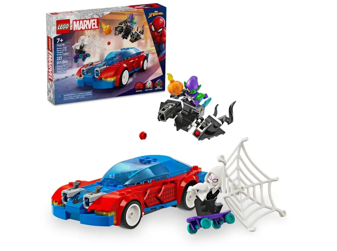 LEGO Mrvel Spider-Man Race Car & Venom Green Goblin 76279