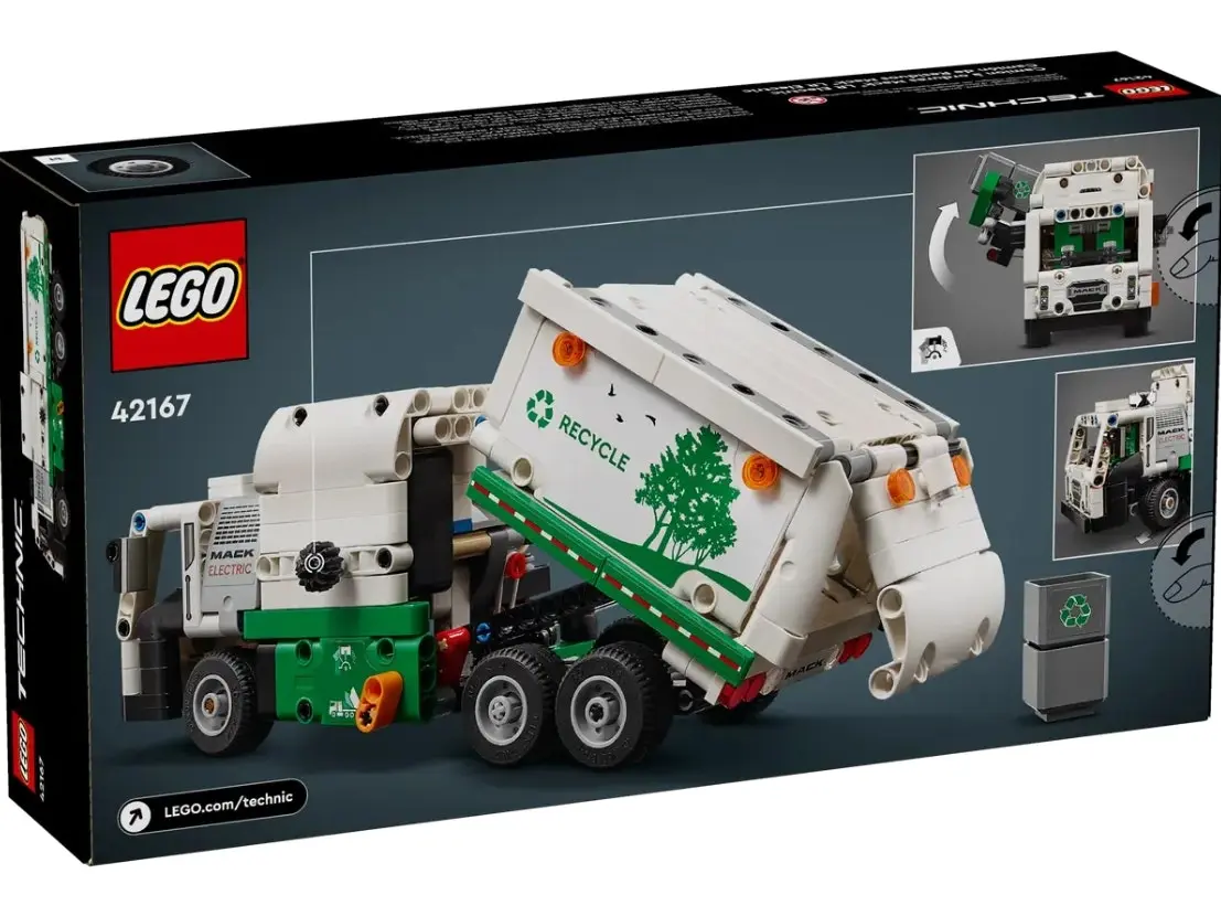 LEGO Technic Mack® LR Electric Garbage Truck 42167