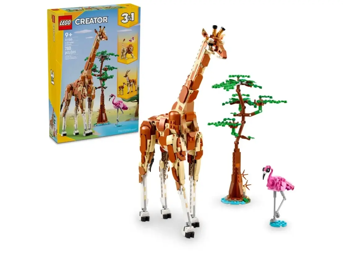 LEGO Creator 3-in-1 Wild Safari Animals 31150