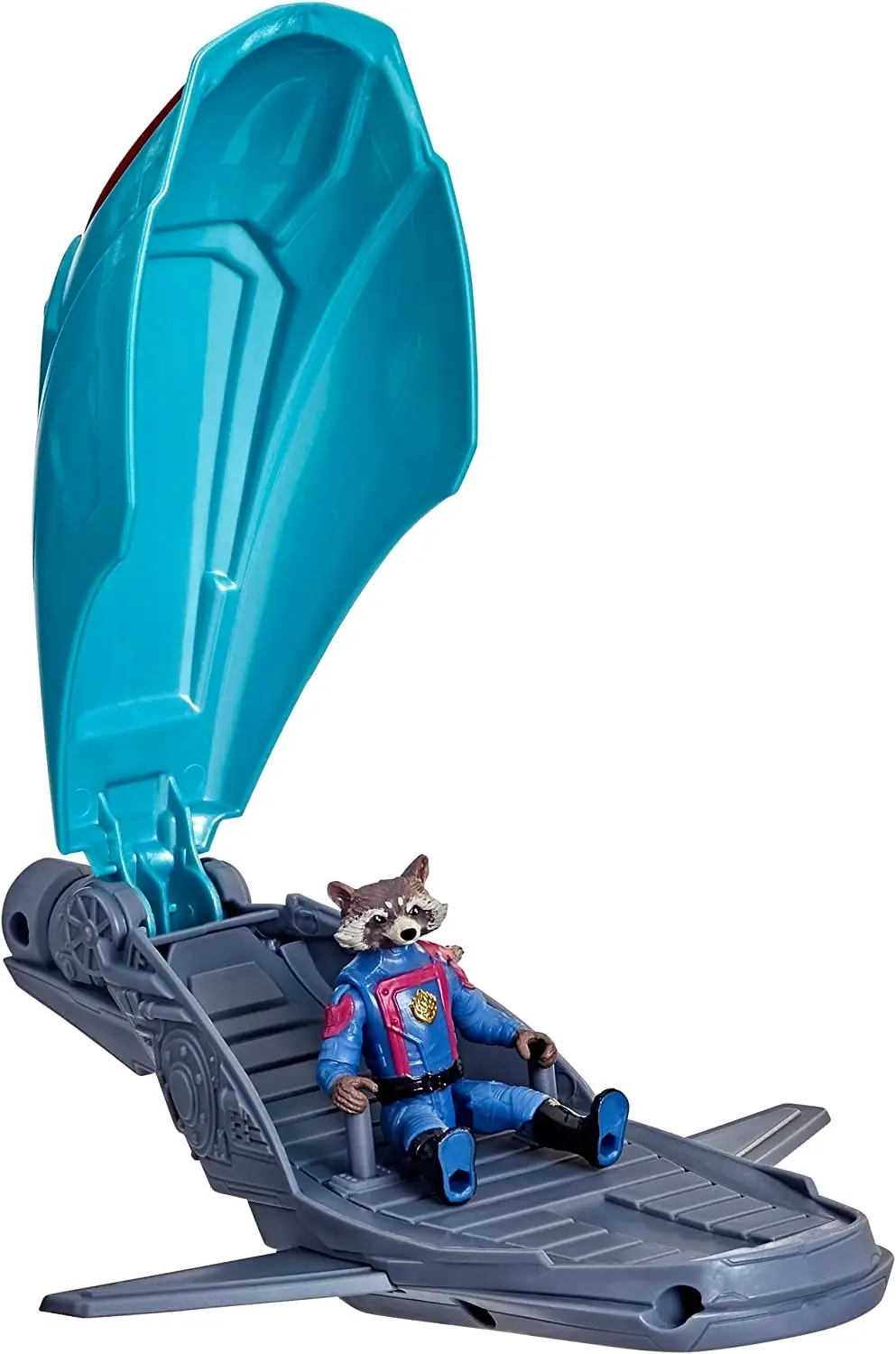 Marvel Guardians of the Galaxy Vol. 3 Galactic Spaceship with Rocket Action Figure