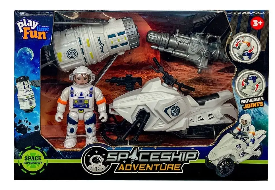 Space Adventure Motorbike and Space Station Set