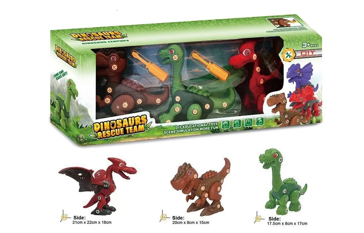 Disassembly Dinosaur 3 Pack