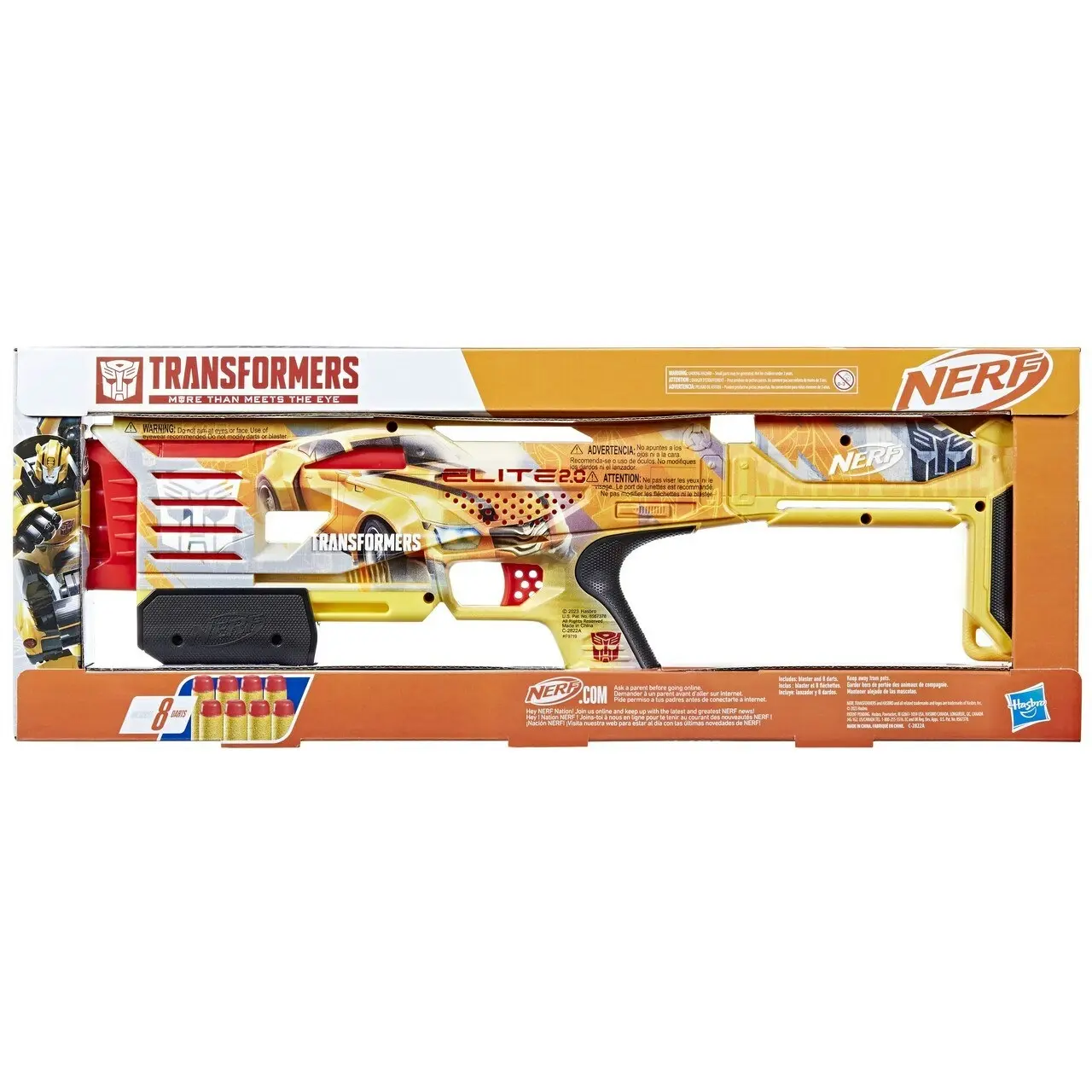 Nerf Transformers Bumblebee Dart Blaster