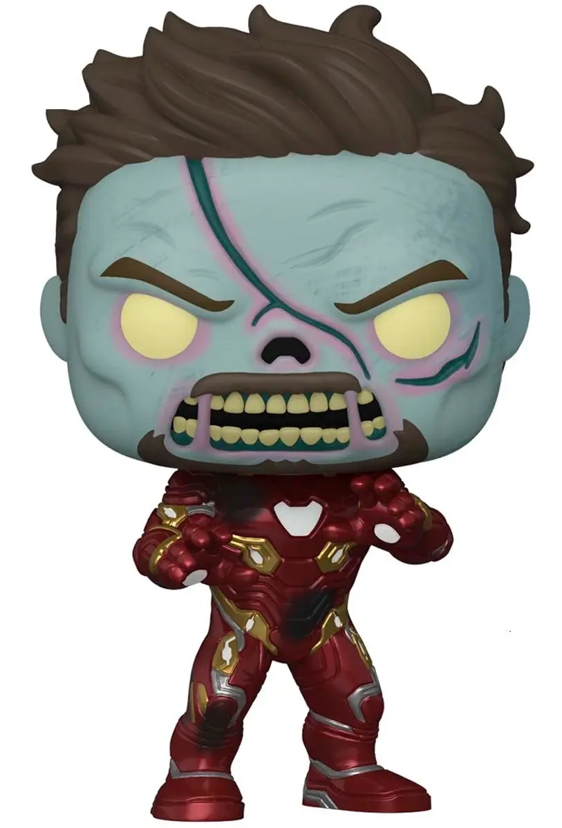 Marvel What If...? - Zombie Iron Man Metallic 10" Funko Pop! Vinyl Figure