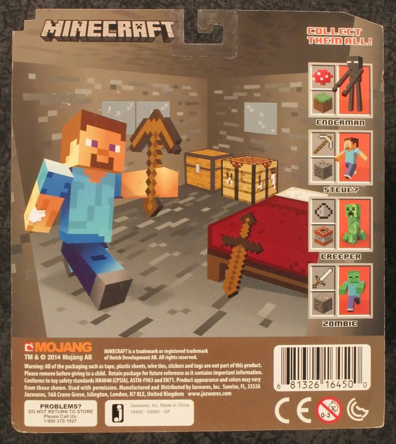 Minecraft Steve Overworld Player Survival Pack