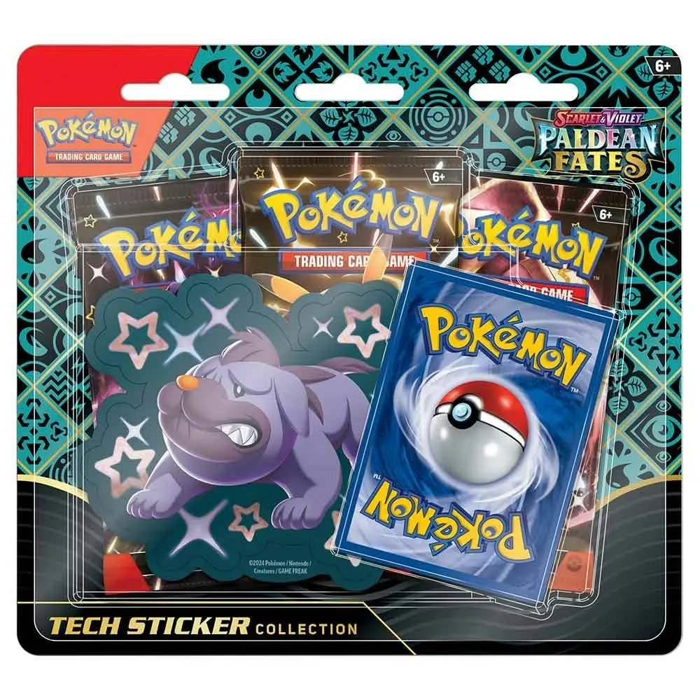 Pokemon TCG Paldean Fates Tech Sticker Blister