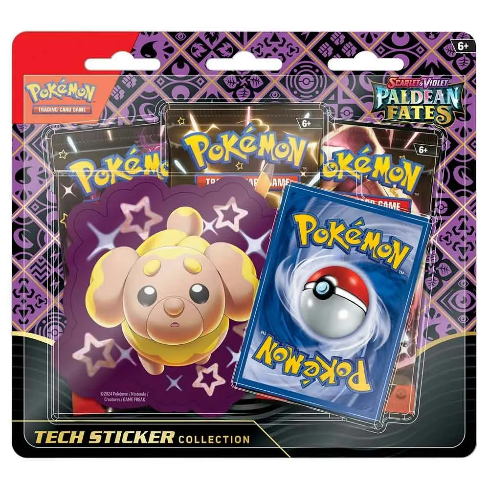 Pokemon TCG Paldean Fates Tech Sticker Blister