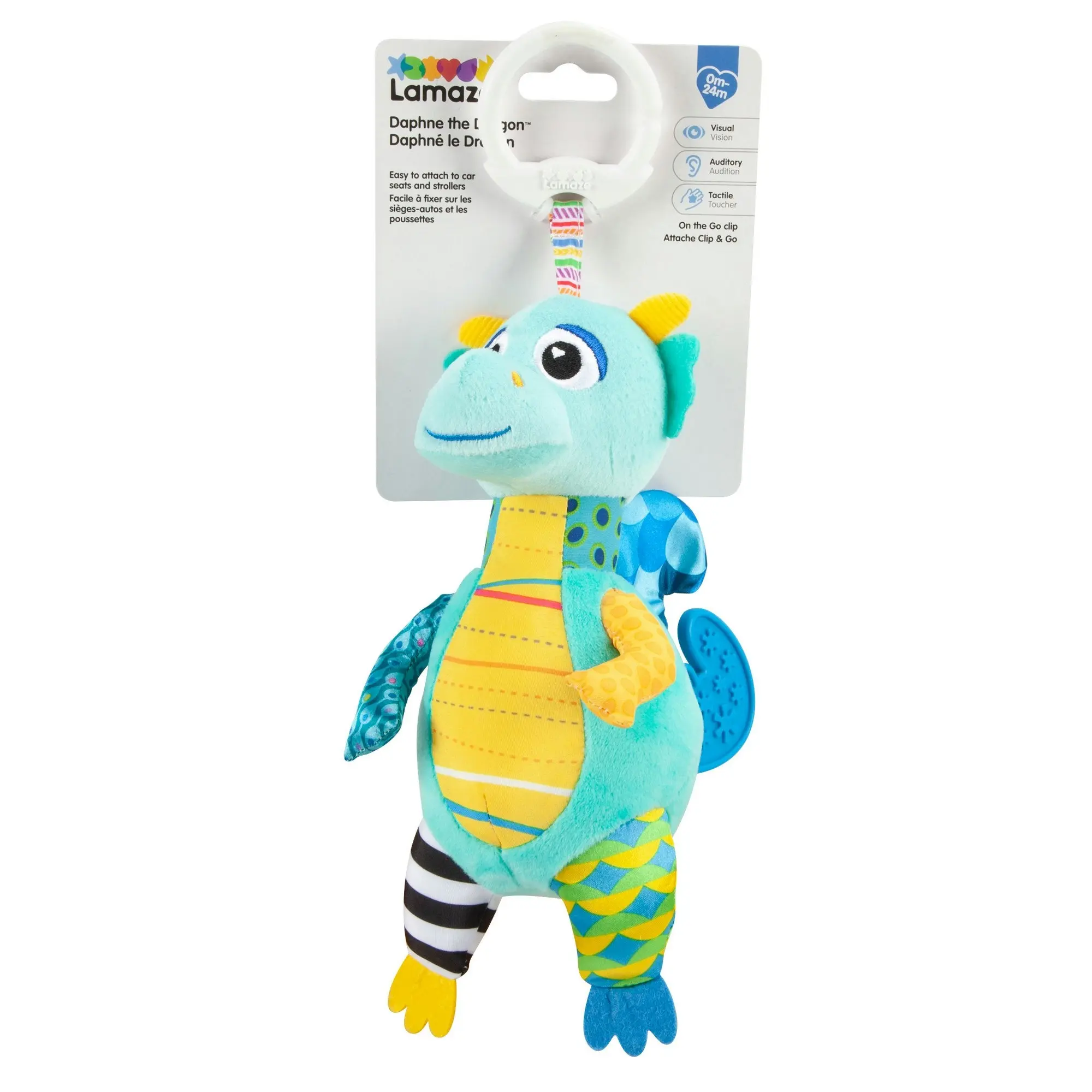 Lamaze Daphne Dragon Clip & Go Plush