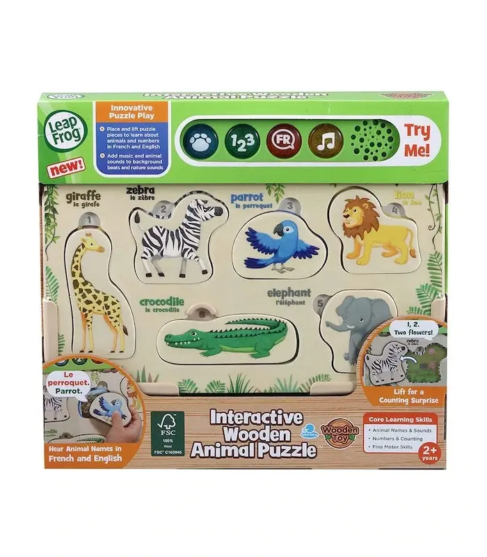 LeapFrog Interactive Wooden Animal Puzzle