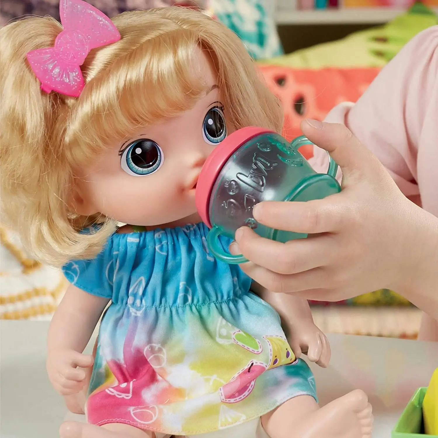 Baby Alive Fruity Sips Doll Lemon (Blonde Hair)