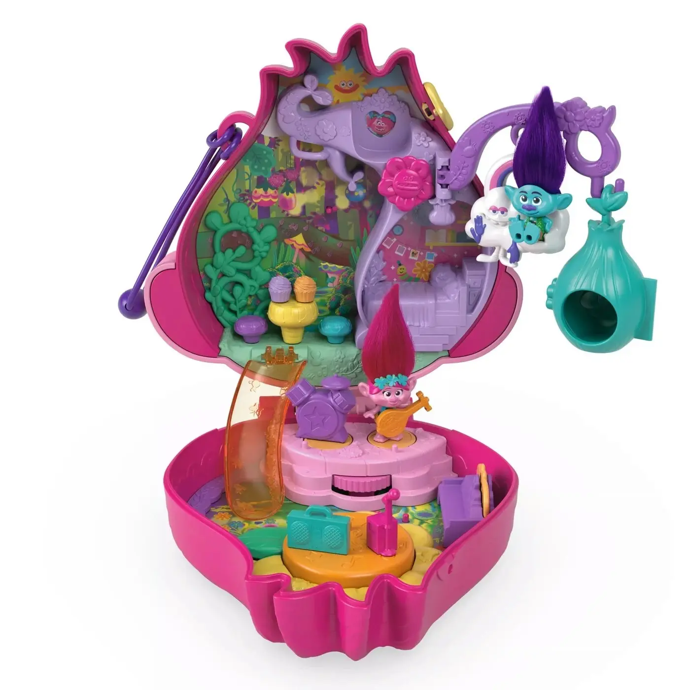 Trolls Partnership Polly Pocket Compact Playset