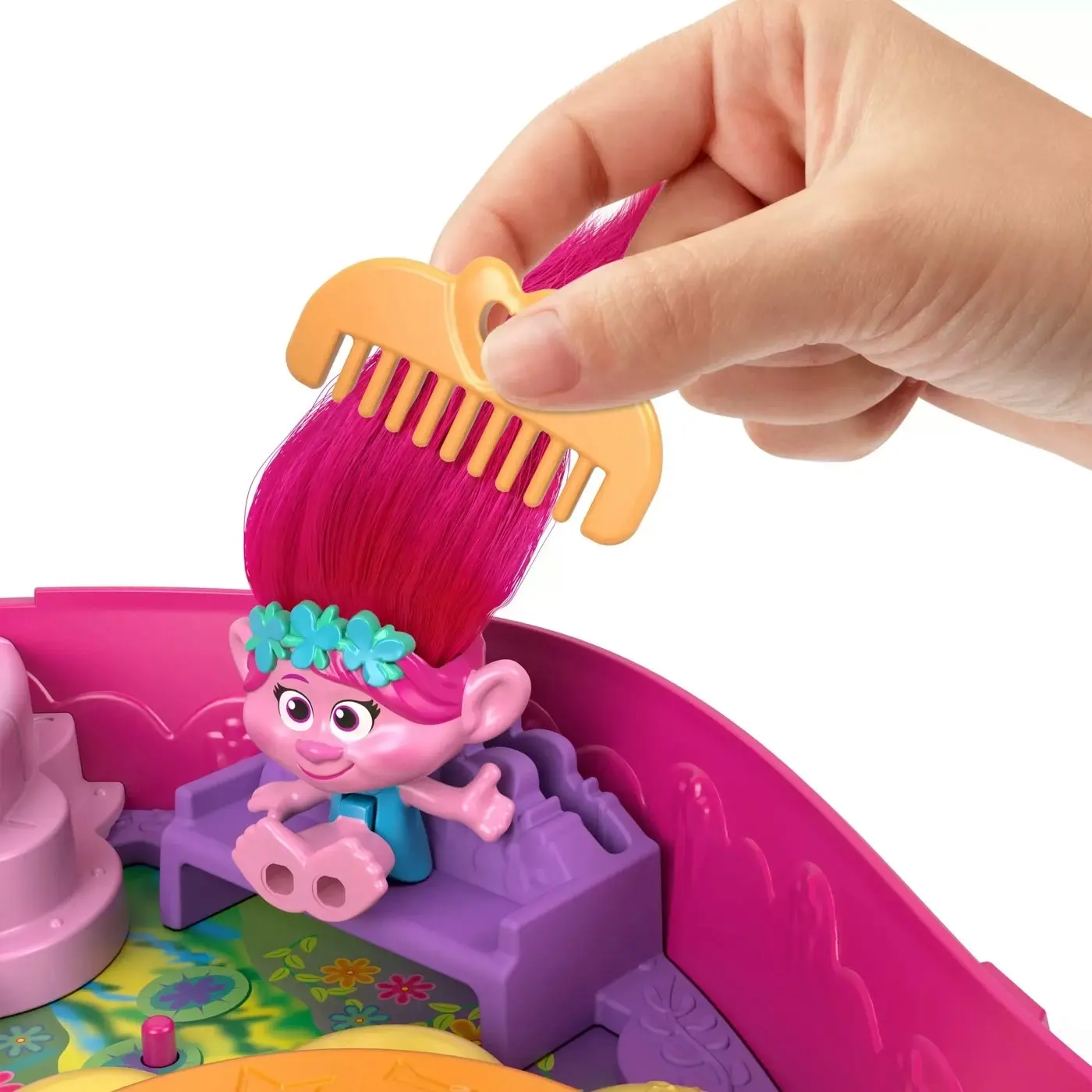 Trolls Partnership Polly Pocket Compact Playset