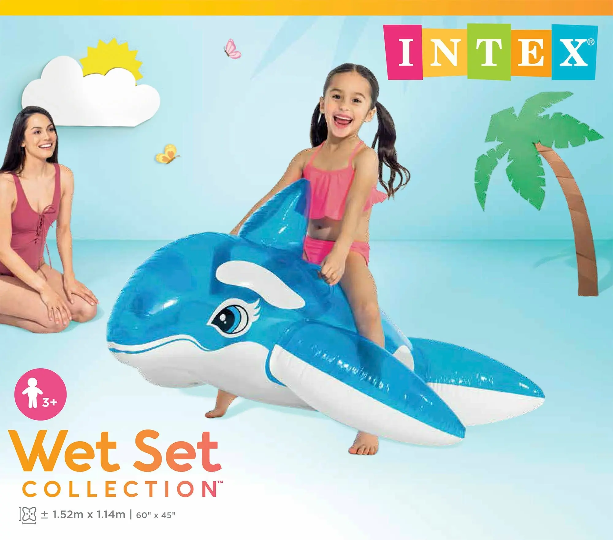 Intex Lil'' Whale Ride-On