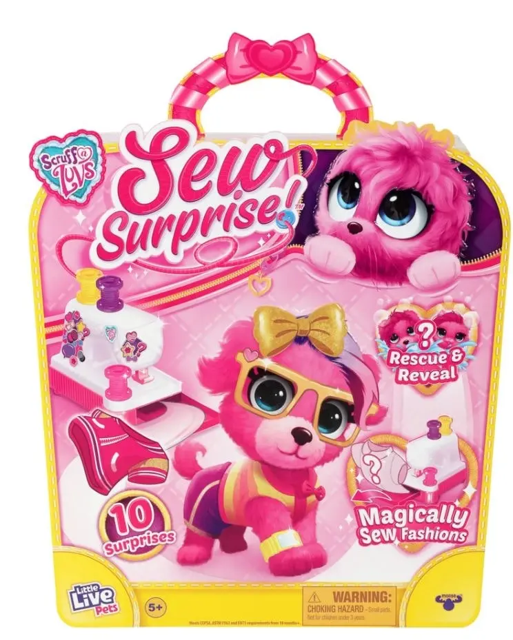 Little Live Sruff-A-Luvs Sew Surprise Fashion Plush