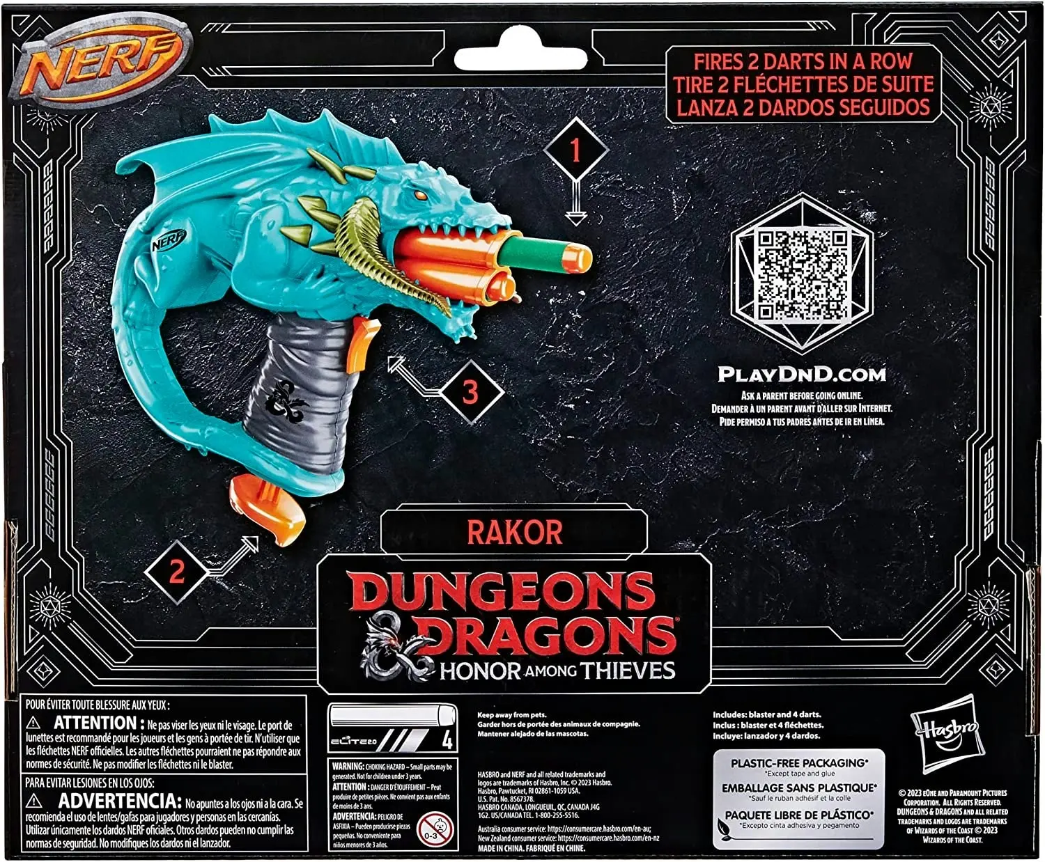 Nerf Dungeons and Dragons Rakor Blaster