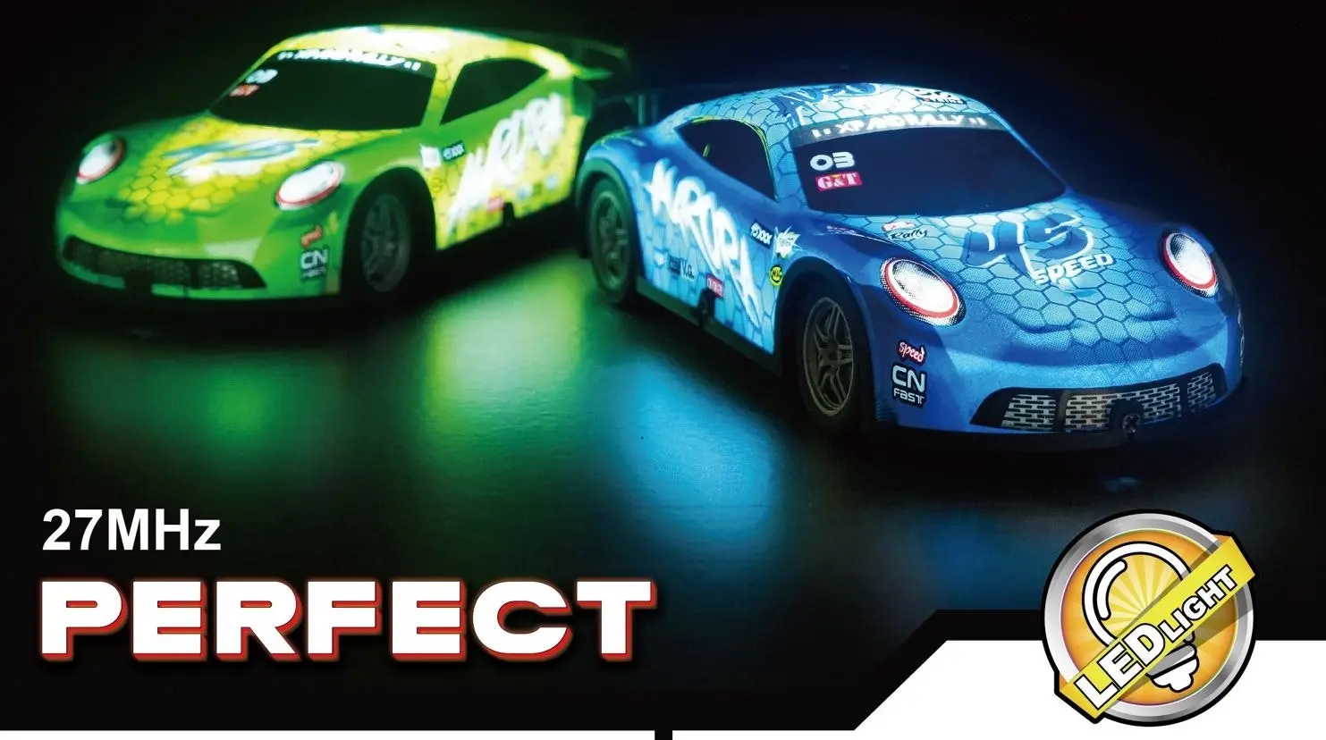 1:24 RC Light-Up Race Car