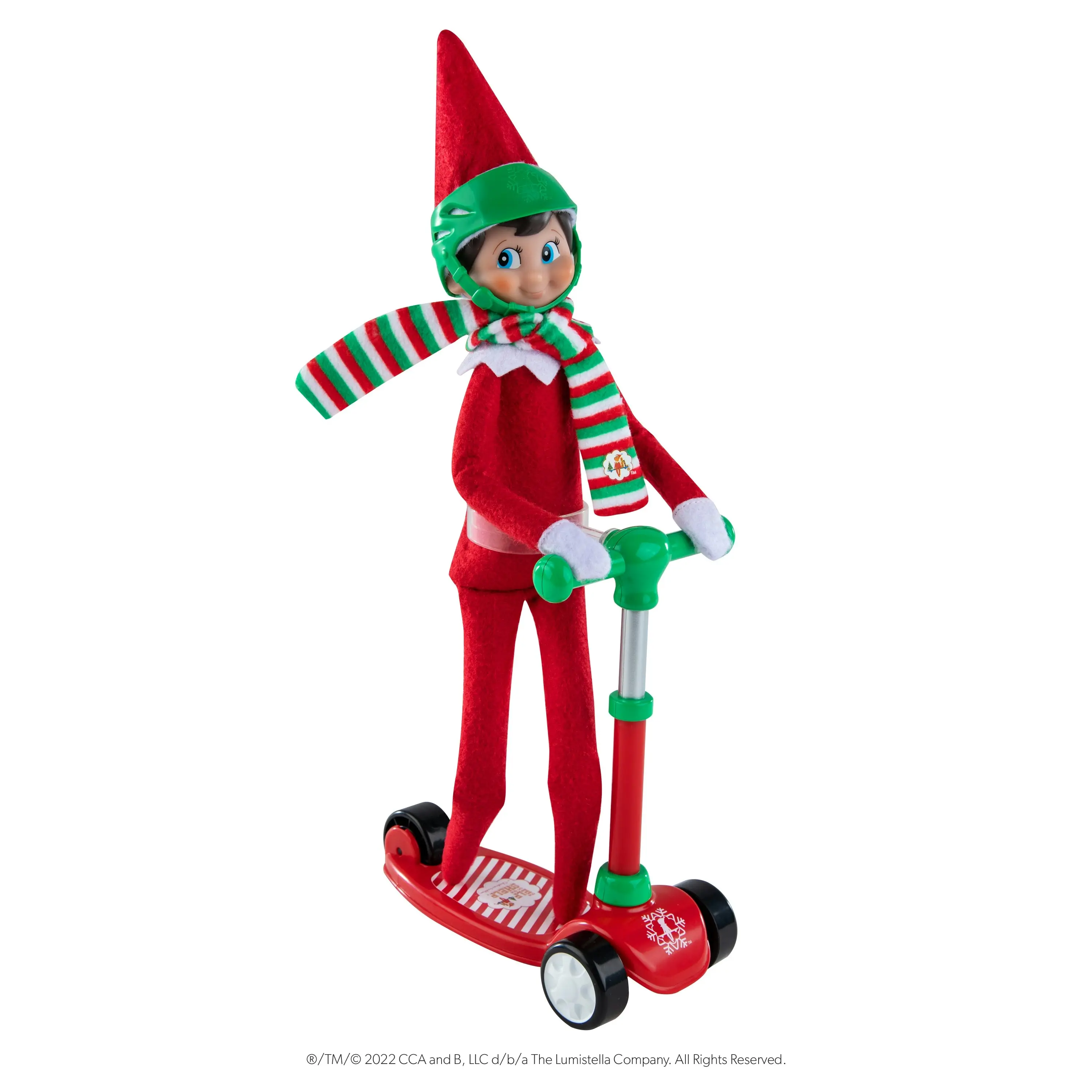 Scout Elves at Play Stand and Scoot