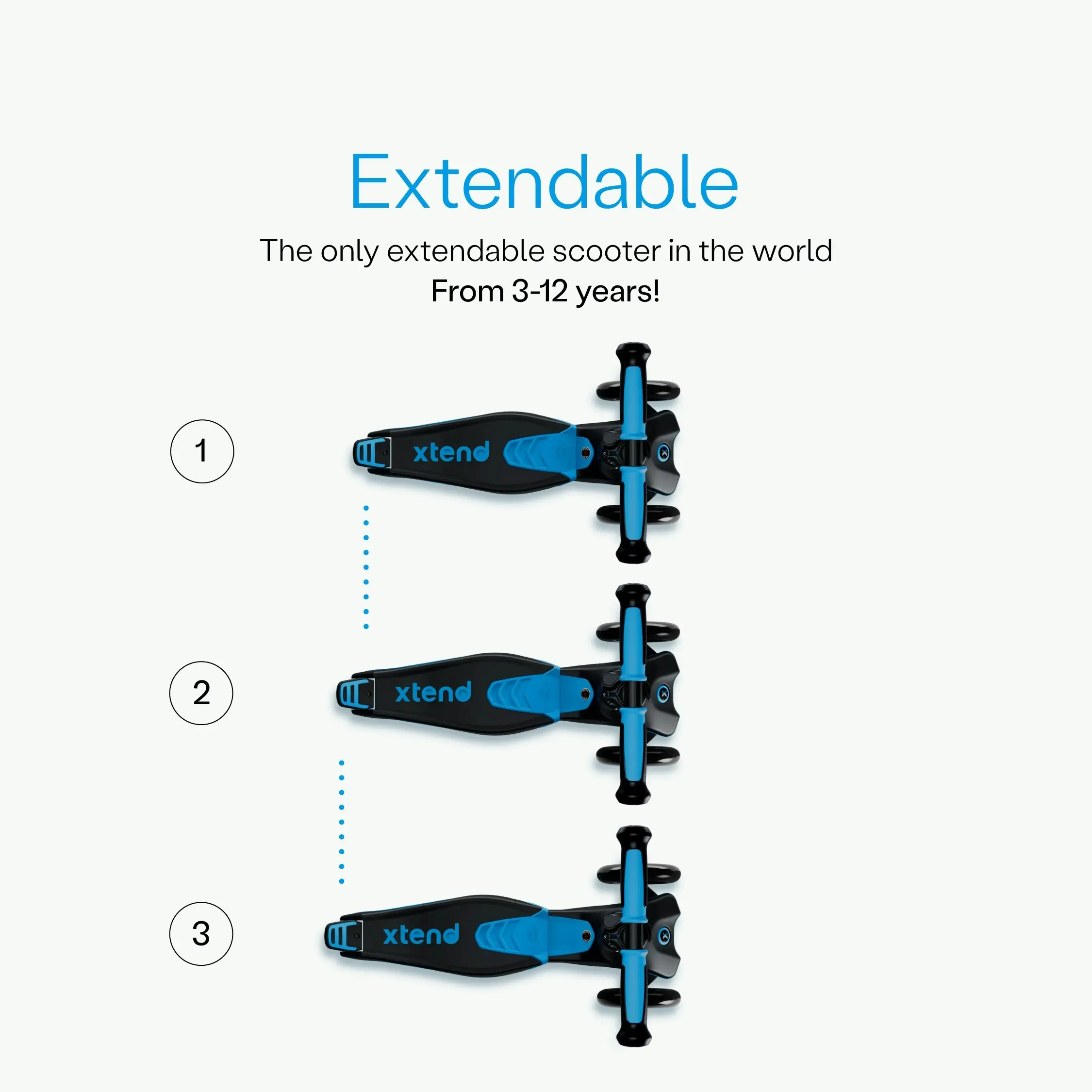 Xtend Scooter Ride-on - Blue