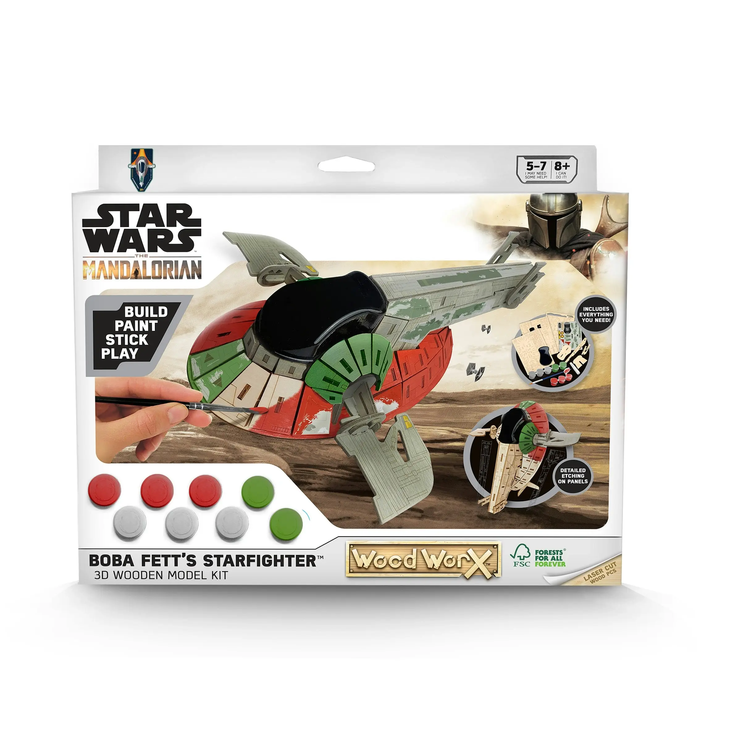 Wood Worx Star Wars Bobba Fett's Slave-1