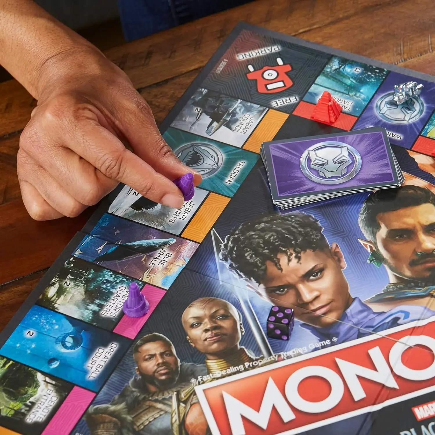 Monopoly: Marvel Studios' Black Panther: Wakanda Forever Edition Board Game