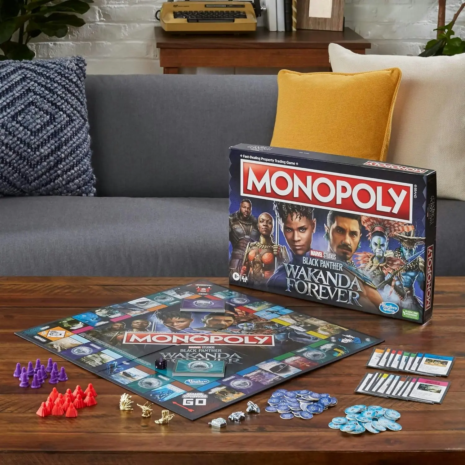 Monopoly: Marvel Studios' Black Panther: Wakanda Forever Edition Board Game