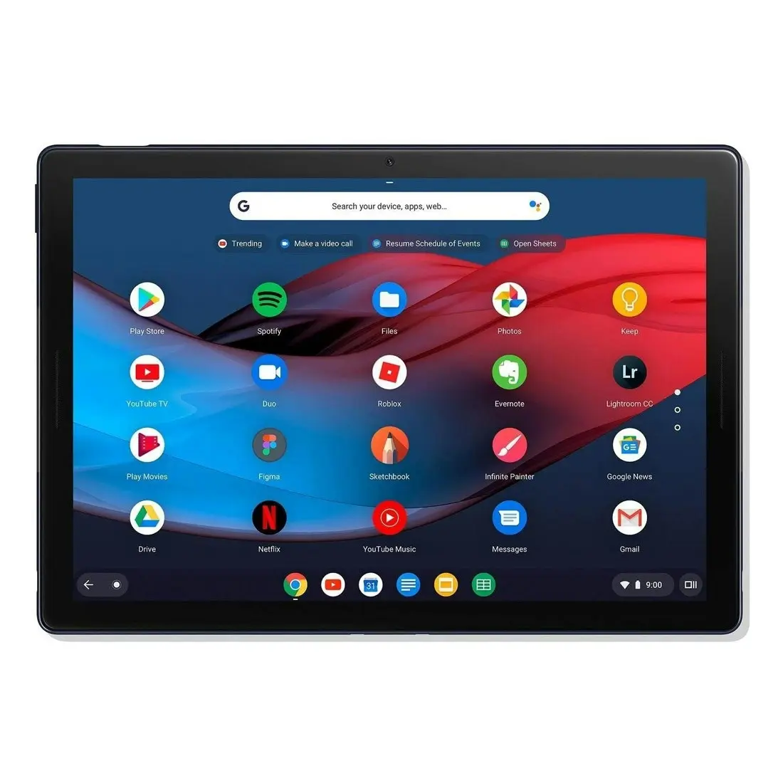 Google Pixel Slate Tablet  (i7, 256GB/8GB, Global Version) Midnight Blue [Refurbished] - Excellent