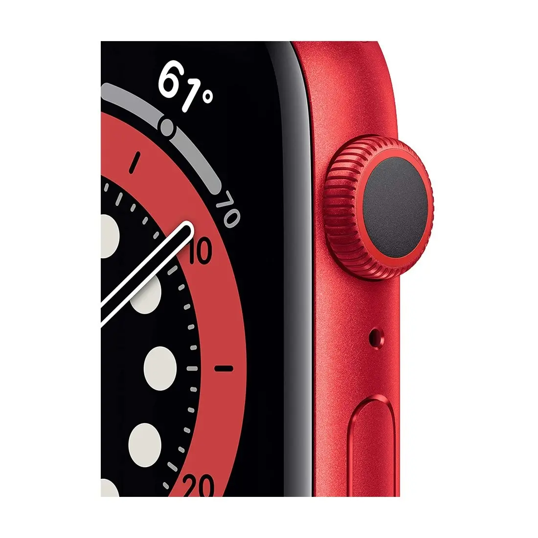 Apple Watch Series 6 44mm (Product) Red Aluminium Case w/ Red Sport Band GPS + Cellular [Refurbished] - As New