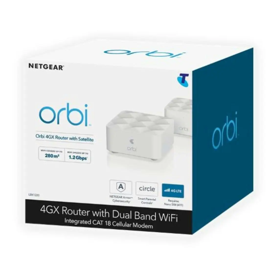 Netgear Orbi 4GX Router with Satellite Telstra (LBK1220)