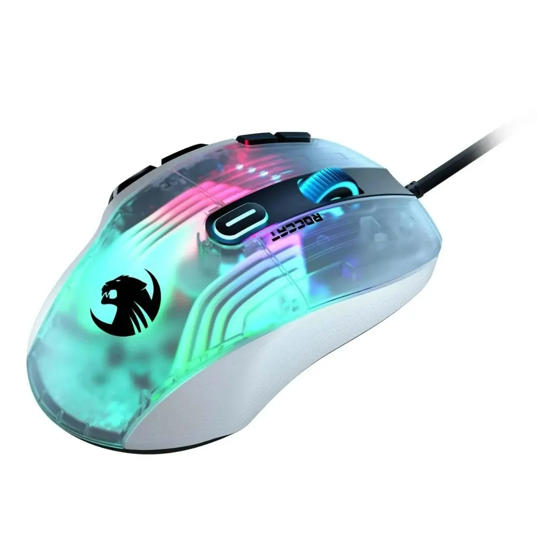 Roccat Kone XP Ergonomic Performance 3D Lighting RGB Wired Gaming Mouse - White