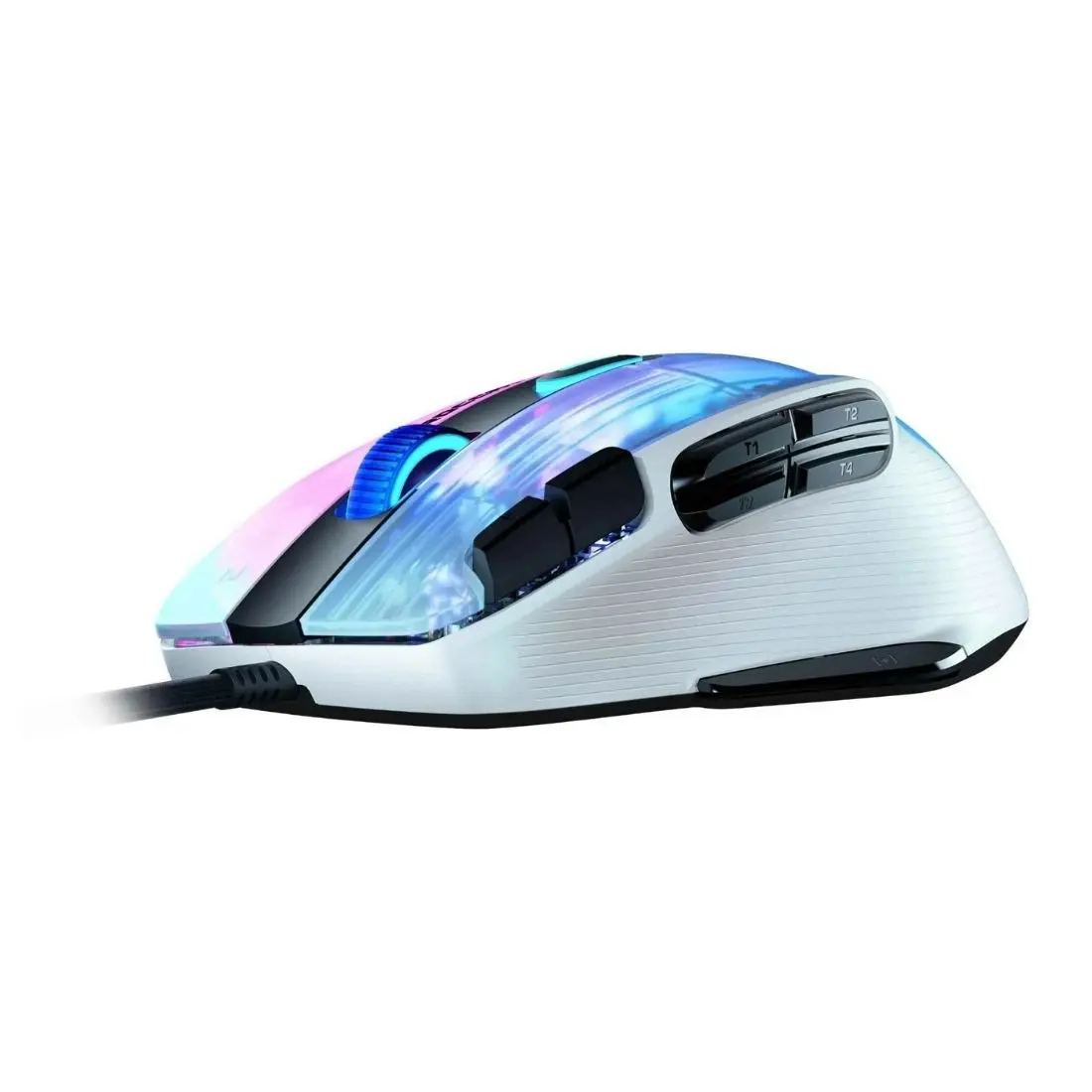 Roccat Kone XP Ergonomic Performance 3D Lighting RGB Wired Gaming Mouse - White