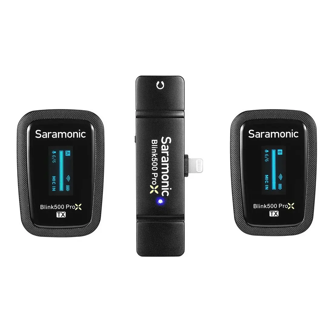 Saramonic Blink500 ProX B4 Dual-channel Wireless Microphone System w/ Lightning Connector (TX+TX+RXDi)