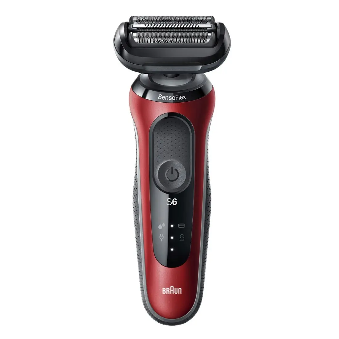 Braun Series 6 61-R1000s Wet & Dry shaver with Travel Case - Red