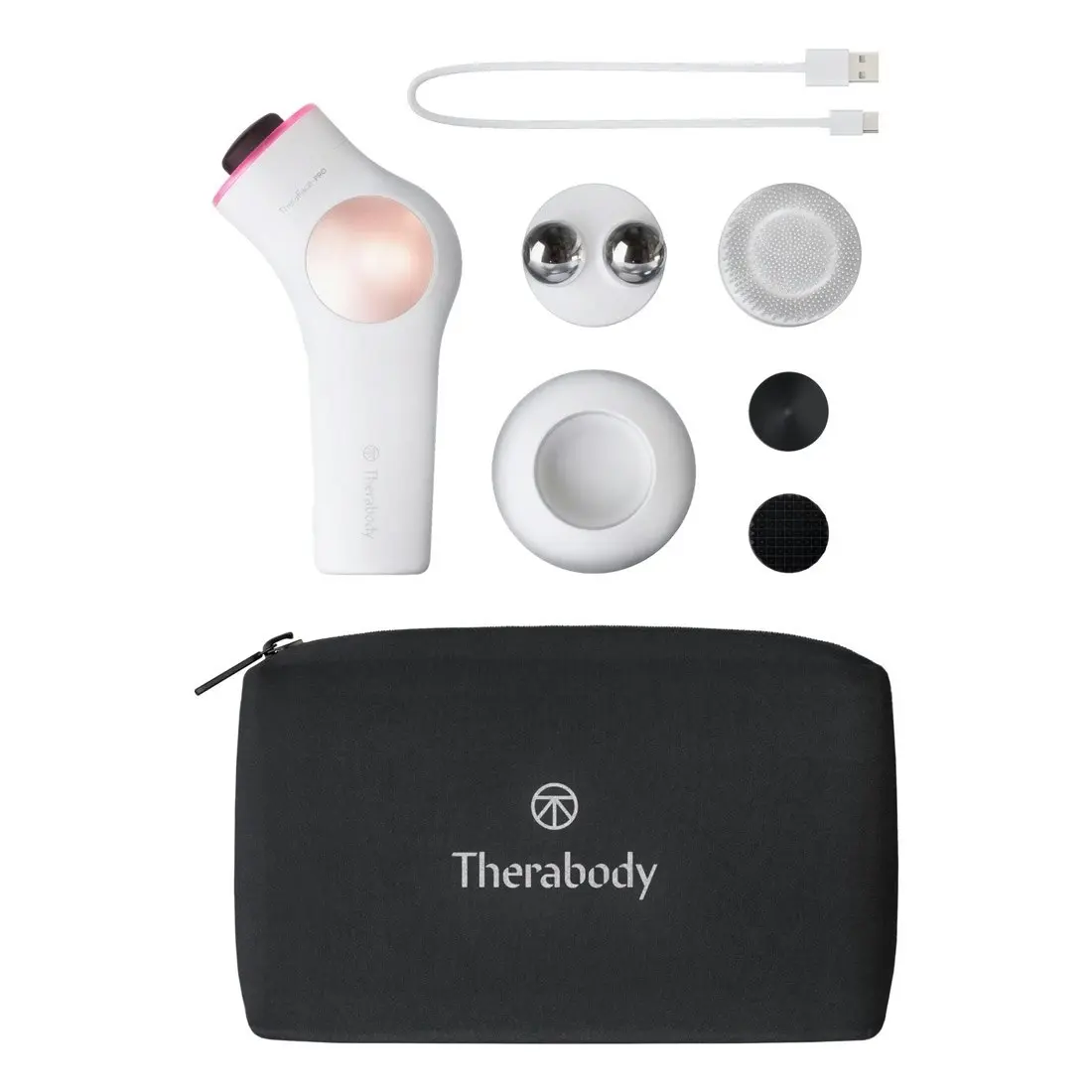 Therabody TheraFace PRO Percussive Skin Care Device - White