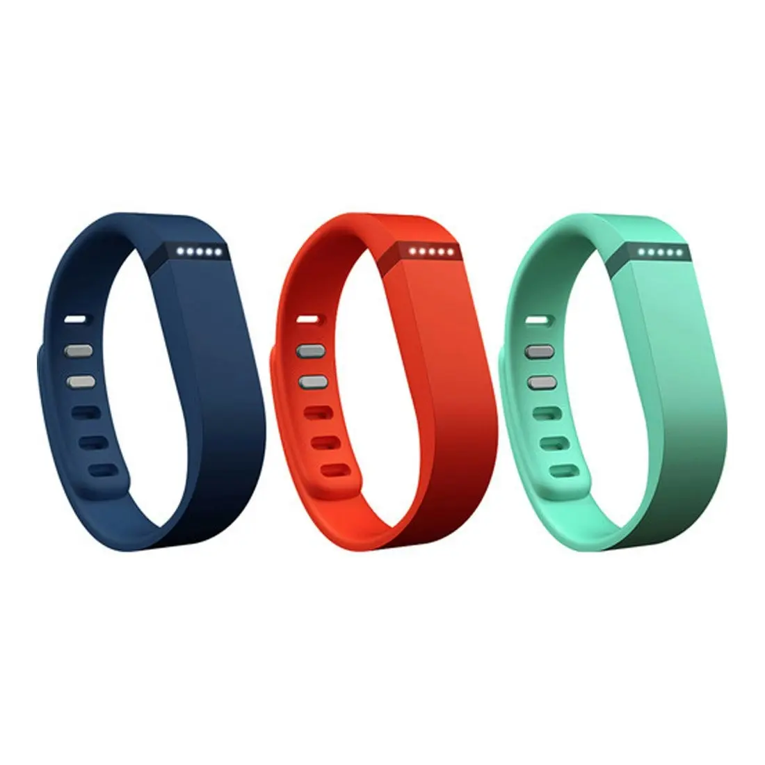 Fitbit Flex Wrist Band Large FB401BTNT - Navy, Teal and Tangerine