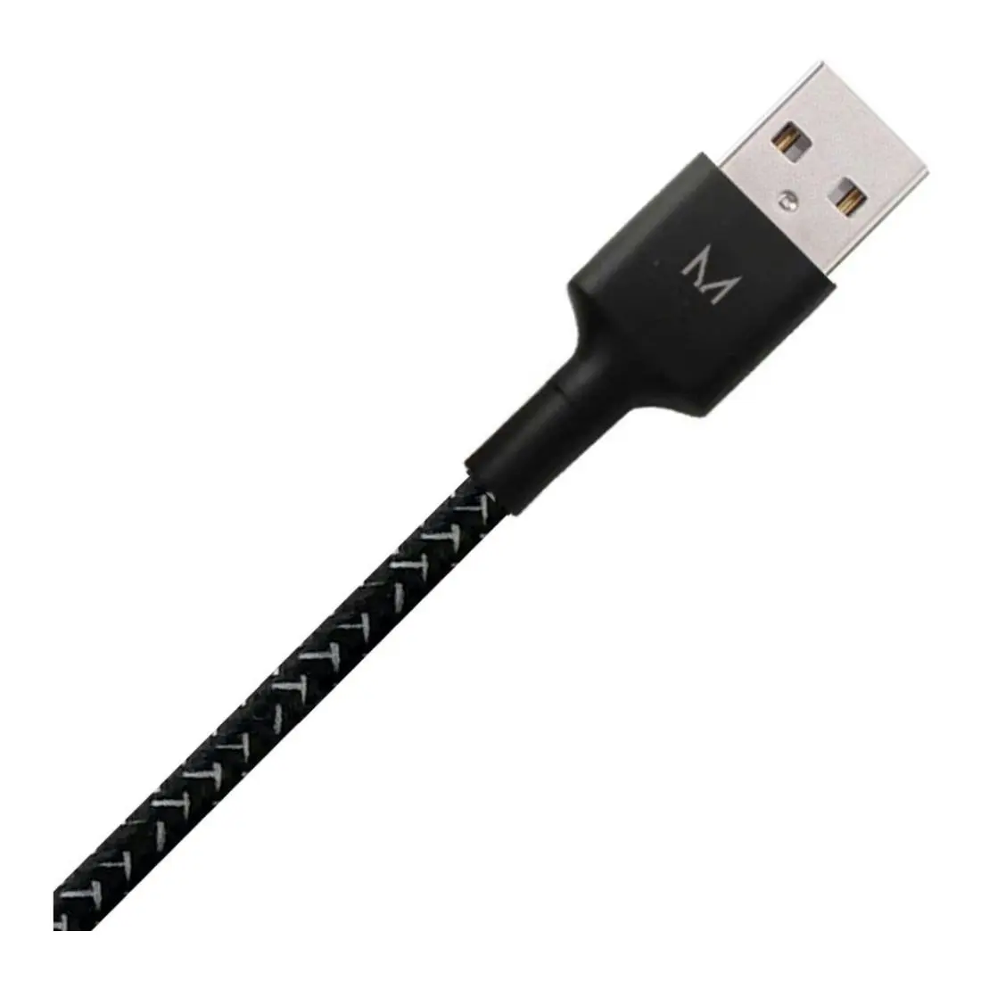 Moyork Cord+ 2m USB-A to Micro USB Nylon Cable - Raven Black