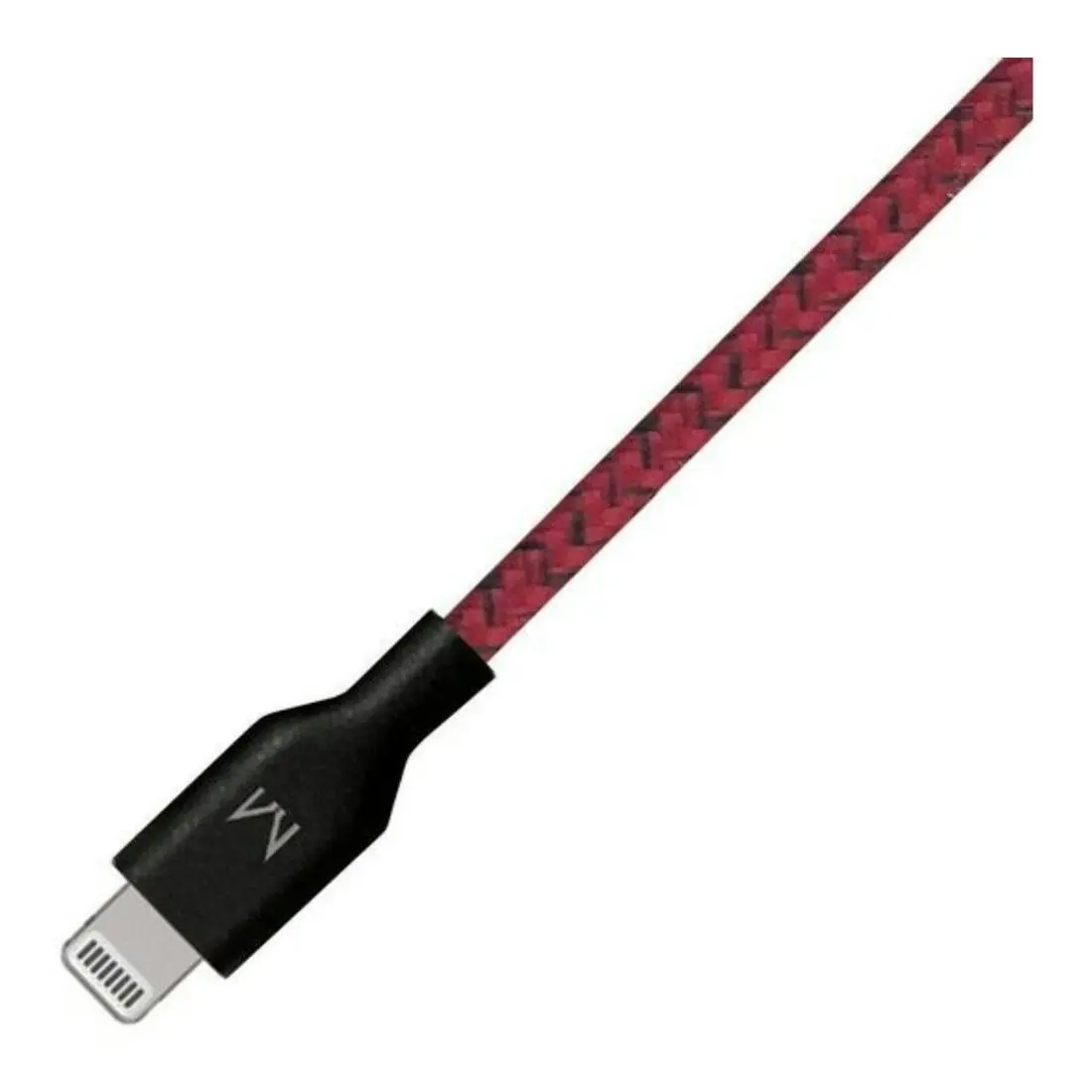 Moyork Cord+ 2m USB-A to Lightning Nylon Cable - Merlot Red