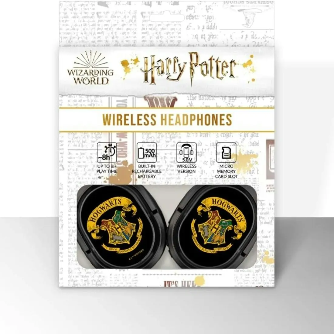 ERT Group Wireless Stereo Headphones with mic Harry Potter 037 - Black