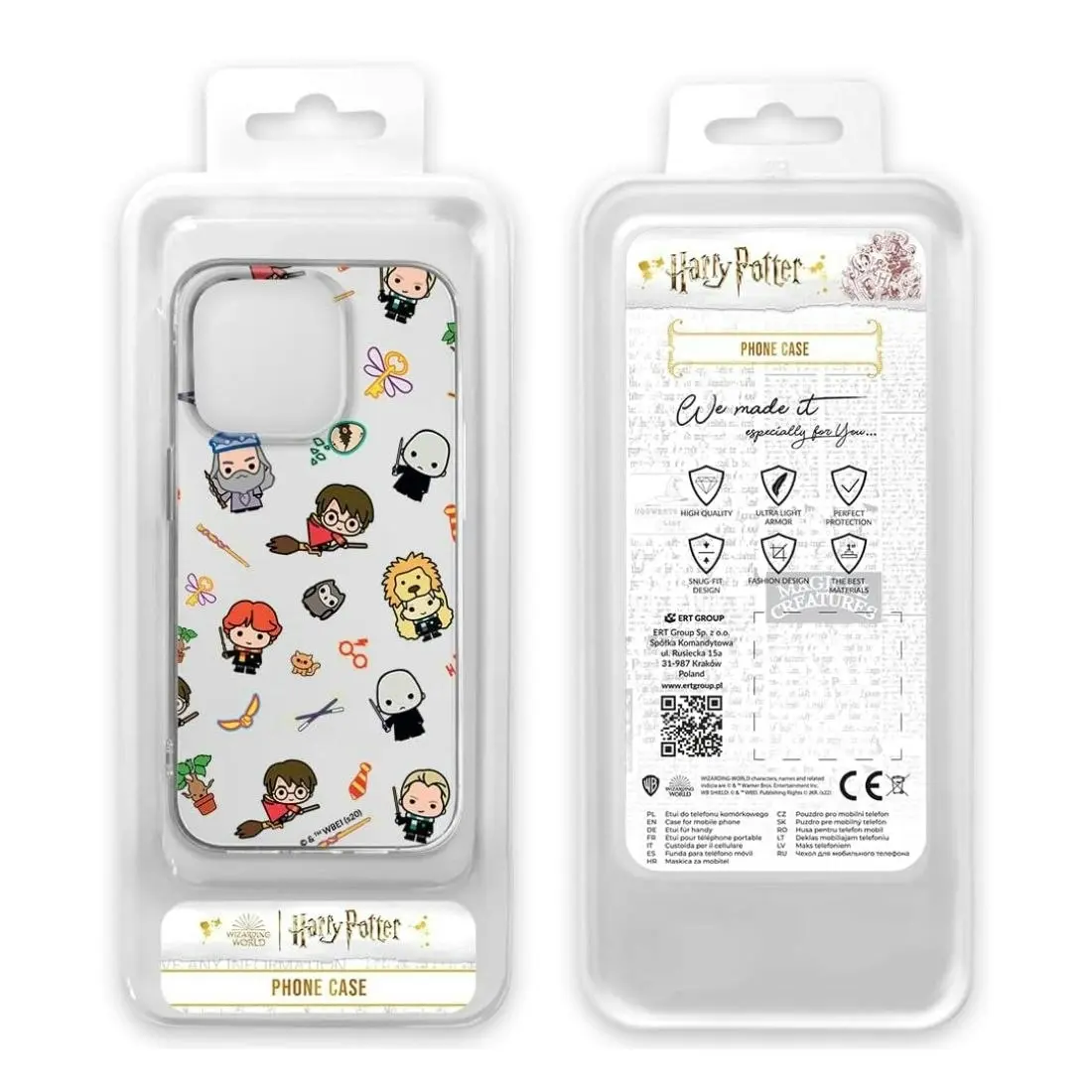 ERT Group Harry Potter 026 Licensed Phone Case iPhone 14 Pro Max - Transparent