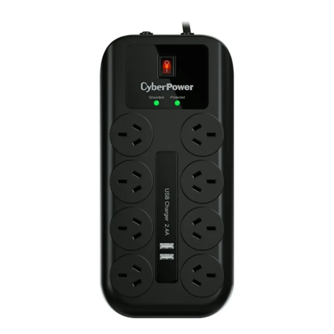 CyberPower 8 Port Surge Suppressor Powerboard W/ USB Port