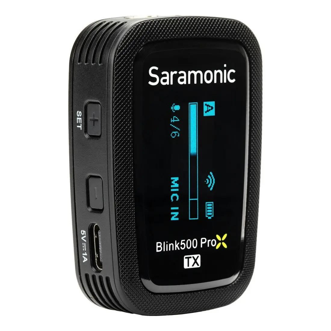 Saramonic Blink 500 ProX TX Transmitter with Built-In Mic and Lavalier Mic (2.4 GHz)