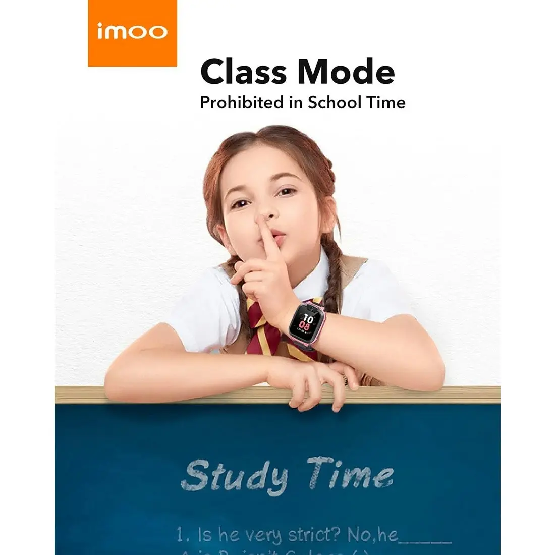 imoo Kids Smart Watch Phone Z1 - Grapefruit Red